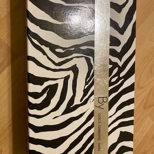 Dolce & Gabbana Black and White Zebra Pattern Box